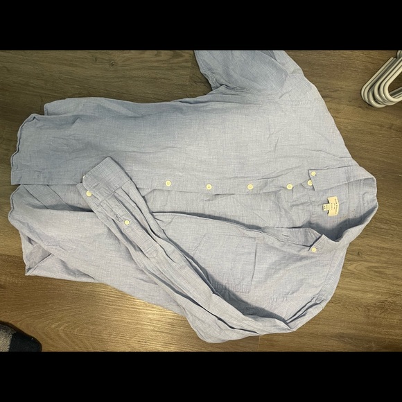 Club Monaco Cotton Linen Button down size L - Picture 1 of 1